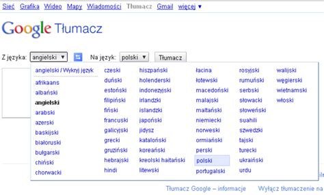 Google Tłumacz Online