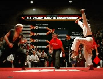 Karate Kid Crane Kick GIF | Morsodifame Blog