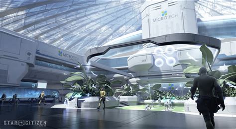 star citizen  babbage promenade  interiors tom