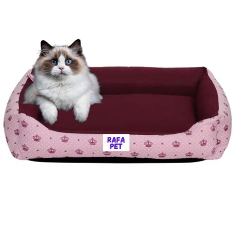 Cama Para Cachorro E Gato Super Fofa 50x50 De Fibra FACTORY PET