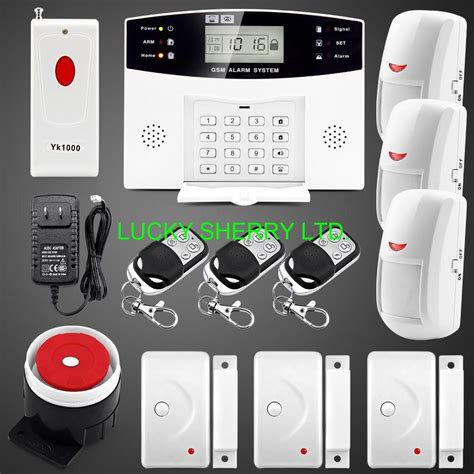 Upgraded Latest Wireless Gsm Sms Alarm System Home Security Alarm