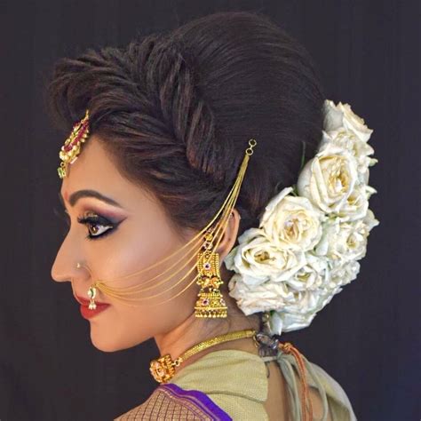 Bun Hairstyle For South Indian Wedding Hairstyle Catalog