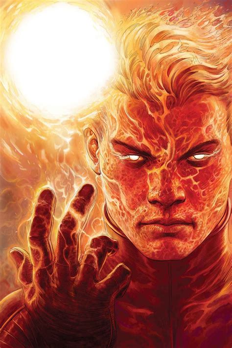 Jim Hammond Aka Human Torch Marvel Comics Art Human Torch Marvel