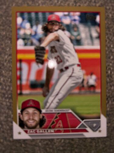 Topps Series Gold Zac Gallen Arizona Diamondbacks