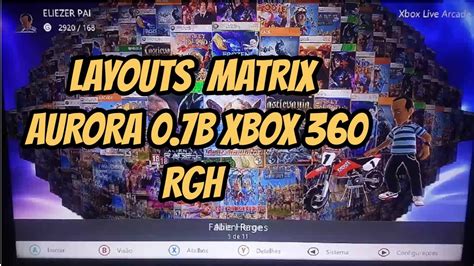 Layouts Matrix Aurora 0 7b Xbox 360 Rgh Youtube