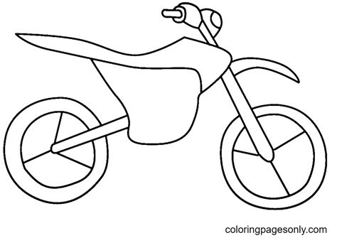 KTM Dirt Bike Coloring Pages - Dirt Bike Coloring Pages - Coloring ...