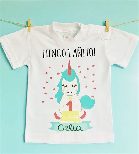 Camiseta cumpleaños unicornio niña Afecto Baby Shop