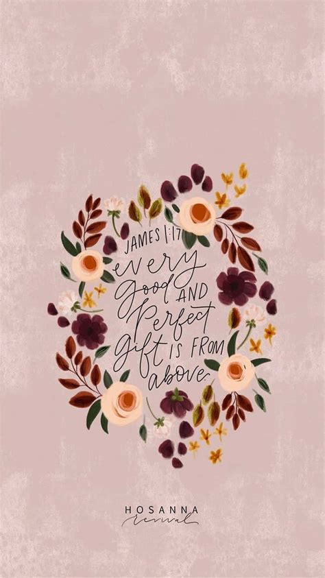 Download Flower Crown Girly Bible Verse Wallpaper