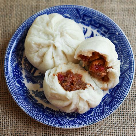 Dim Sum Recipe #8: Steamed BBQ Pork Buns (Char Siu Bao) | Dim sum recipes, Pork buns, Bbq pork