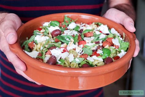 Glutenvrije Pastasalade Met Groene Pesto Eat Pure Love