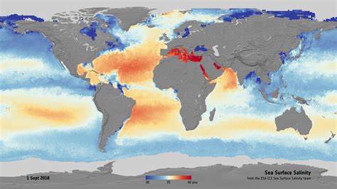 Esa Global Sea Surface Salinity