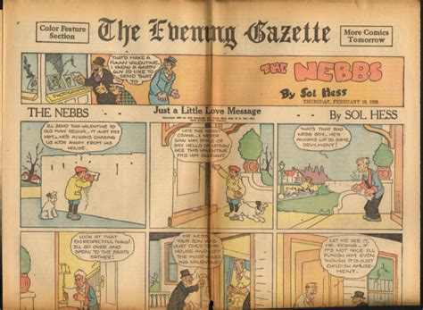 Worcester Evening Telegram Comics 216 1928 The Nebbs Alexander Smart