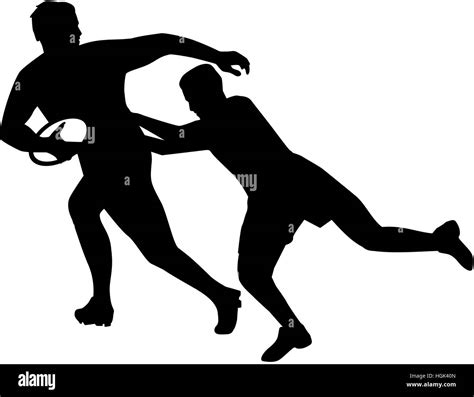 Rugby Player Silhouette Hi Res Stock Photography And Images Alamy