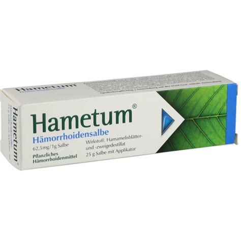 Hametum H Morrhoiden Salbe Beipackzettel Apotheken Umschau