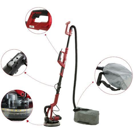 AREBOS Long-Neck Sander Drywall Sander Wall-Ceiling Sander 750 watt, Ø ...