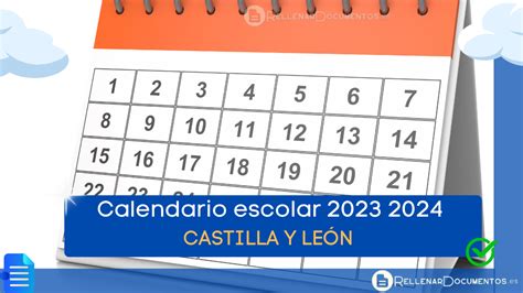 Calendario Escolar Castilla Y Le N Rellenardocumentos Es