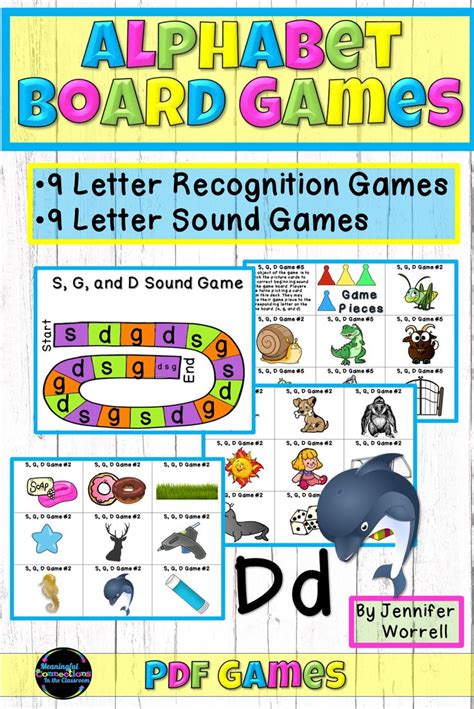 Alphabet Board Games For Letter Recognition And Letter Sounds Pdf