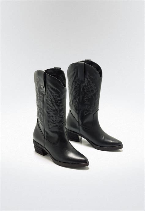 Botas Cowboy Mujer MUSTANG TEO Negro