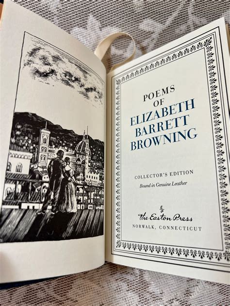 Poems of Elizabeth Barrett Browning Easton Press Rare - Etsy