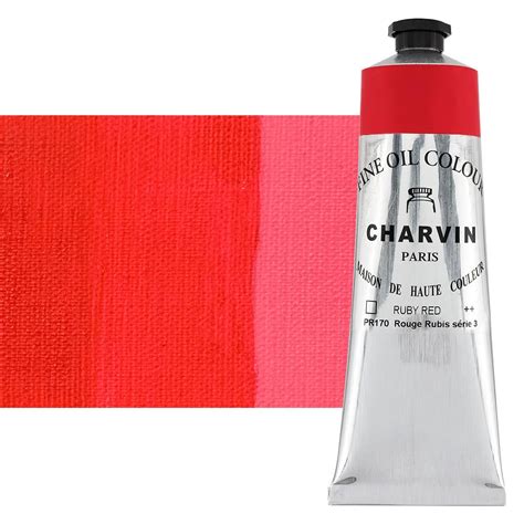 Charvin Fine Oil Paint Ruby Red 150ml Jerry S Artarama