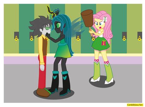 Queen Chrysalis VS Discord - Equestria Girls | Queen chrysalis, Girl ...