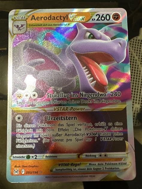 Pokemon Aerodactyl VStar 093 196 DE Verlorener Ursprung Kaufen Auf