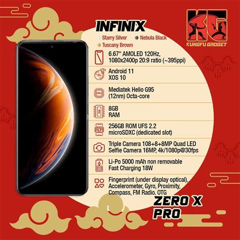 Jual Infinix Zero X Pro Ram Gb Internal Gb Garansi Resmi Di