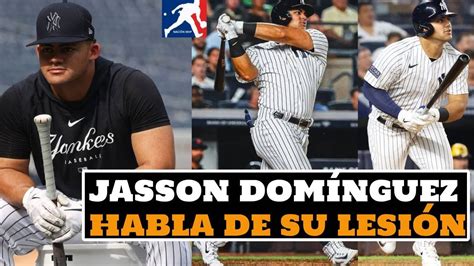 JASSON DOMÍNGUEZ HABLO LUEGO DE SABER LA NOTICIA DE SU LESIÓN MLB