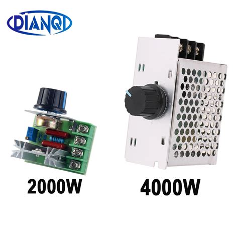 2000 4000W High Power Thyristor Electronic Voltage AC 220V Regulator