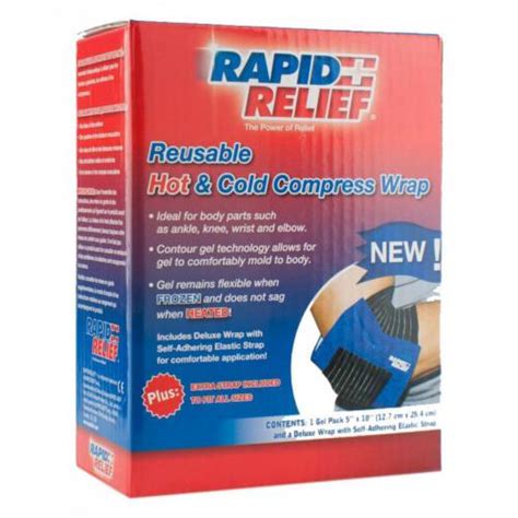 Rapid Aid Universal Reusable Hot Cold CTSTRA Heat Packs