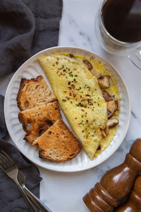 Shiitake Mushroom Omelette Golden Truffle