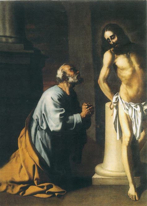 Saint Peter S Tears St Peter Before Christ Tied To The Column San