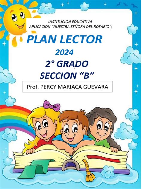 Plan Lector Caratula Descargar Gratis Pdf Salón De Clases Educación Primaria