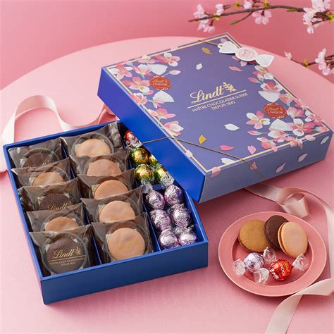 リンツ ホワイトデー【公式】lindt リンツ チョコレート リンドール＆焼き菓子 さくらアソート（リンドール12個＋ショコラサンド10個