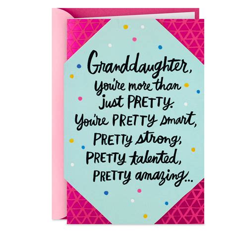 You’re Pretty Amazing Birthday Card for Granddaughter - Greeting Cards ...