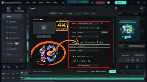Filmora Filmora K Export Settings Filmora Best Export Setting