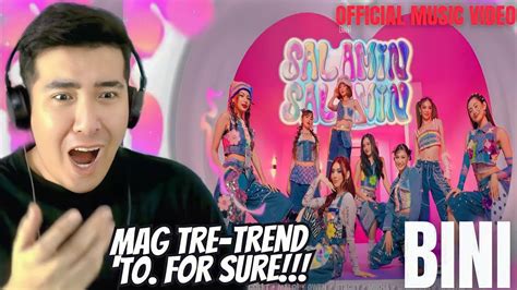 REACTION BINI BINI Salamin Salamin Official Music Video YouTube