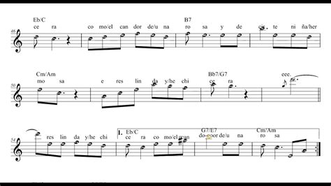 la malagueña partitura por nombre de nota mas facil que tablatura