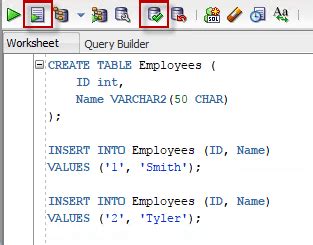 Oracle Database Example - Progress Test Studio