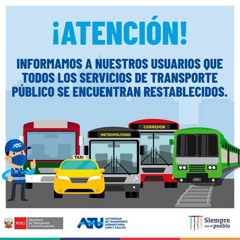 Autoridad de Transporte Urbano on Twitter Atención usuarios