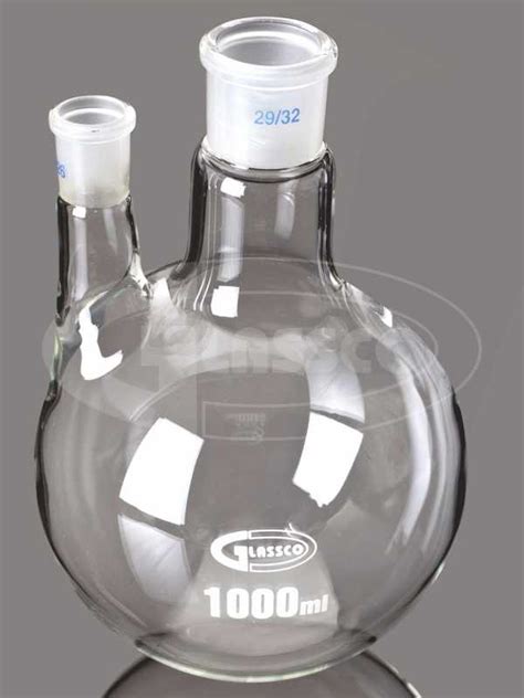 Buy Glassco Buy Now Borosilicate 2 Neck Parallel Round Bottom Flask