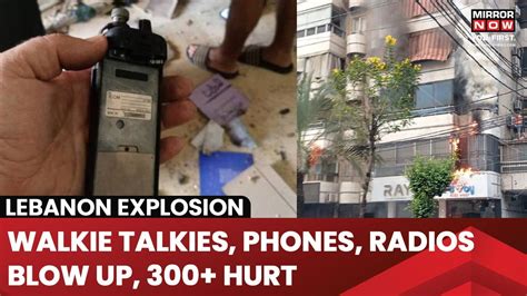 Lebanon Explosions Walkie Talkies Radios Blow Up After Hezbollah