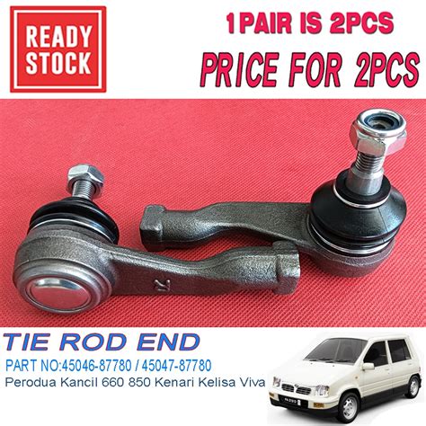 1pairtie Rod End Perodua Kancil 660 850 Kenari Kelisa Viva Left