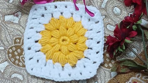 Wow Very Easy Crochet Daisy Motif Making Crochet Knitting Youtube