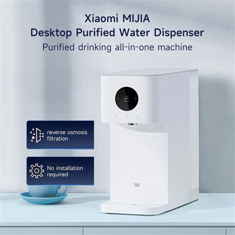 FREE ADAPTER Xiaomi Mijia Instant Heat Water Dispenser Purifier In MRH Levels RO Hot