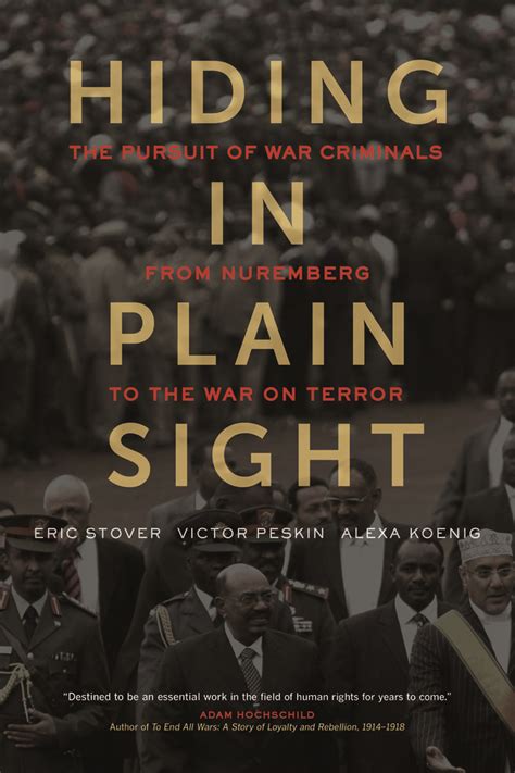 Hiding in Plain Sight by Eric Stover, Victor Peskin, Alexa Koenig - Paperback - University of ...