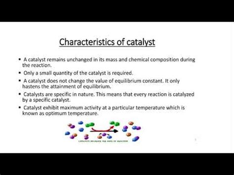 Catalyst And Catalysis YouTube