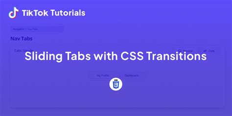 How To Create Sliding Tabs With CSS Transitions