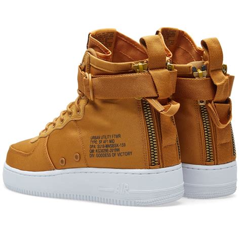 Nike Sf Air Force Mid Desert Ochre Sequoia End