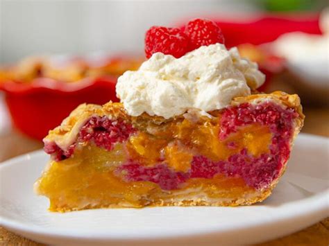 Raspberry Peach Pie - Dinner, then Dessert